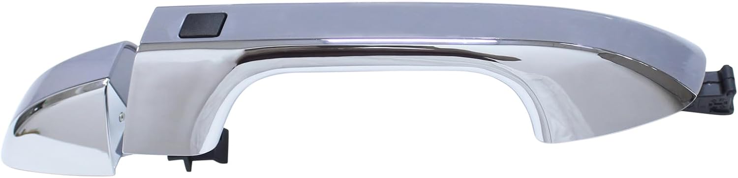 ApplianPar Front Driver Side Exterior Door Handle with Smart Key Chrome and Gray for Kia Sportage 2017-2022