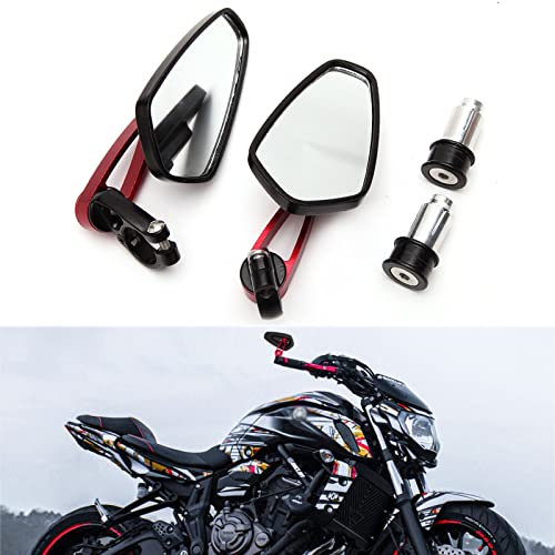 JMTBNO Rétroviseurs Moto Guidon 7/8