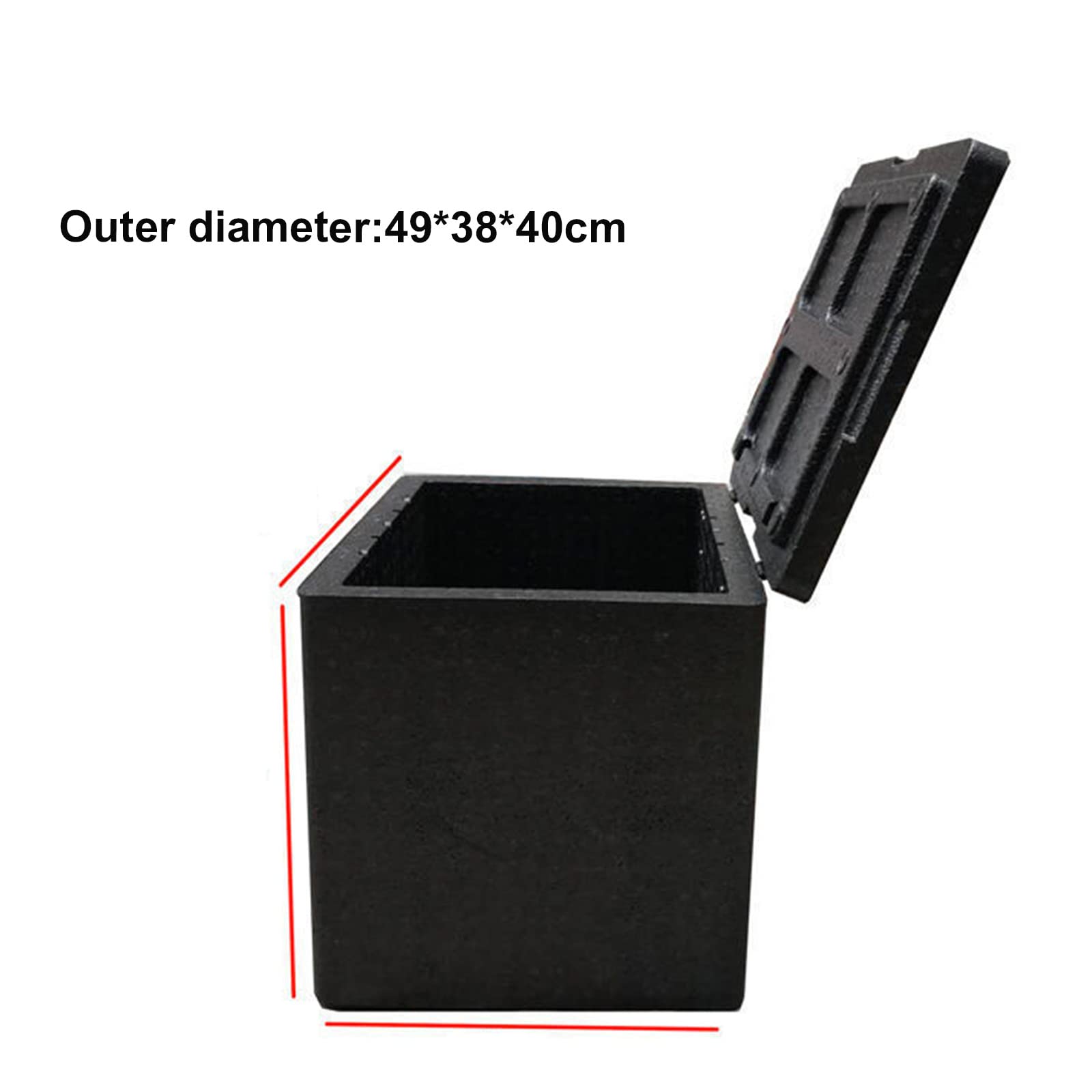 Bolsa de Entrega de Comida con Aislamiento de Gran Capacidad Caja Refrigeradora a Prueba de Fugas Mochila Térmica Engrosada Incubadora de Espuma Epp con Portavasos