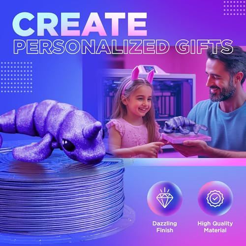 Image of Cookiecad PLA Filament 1.75mm 1kg Iridescent Glitter 3D Printer Filament - Witchcraft Elixir PLA