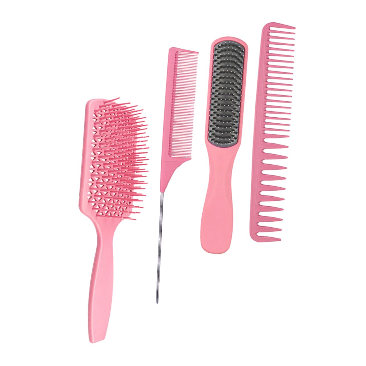 minkissy 2 Set di Pettini per Parrucchieri Accessori per Pettini per Lo Styling dei Massaggi per Uso Domestico in Salone 4 Pezzi * 2