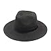Produktbild Hat Männer Straw Frauen-Sommer-Visor Sombrero (Color : Black)