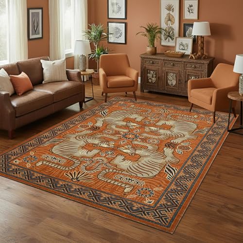 GarveeHome Tiger 6x9 Area Rug