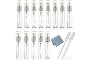 Elfenstal Mini Clear Glass Spray Tops for 5ml & 15ml Bottles