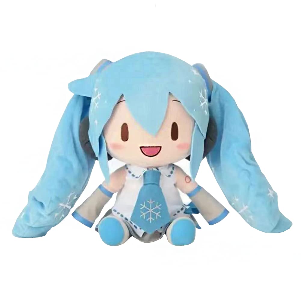 Plüschfigur Miku - 32 cm - Sitzende Figur - Weiches Plüschkissen für Zuhause, Sofa, Bettdekoration