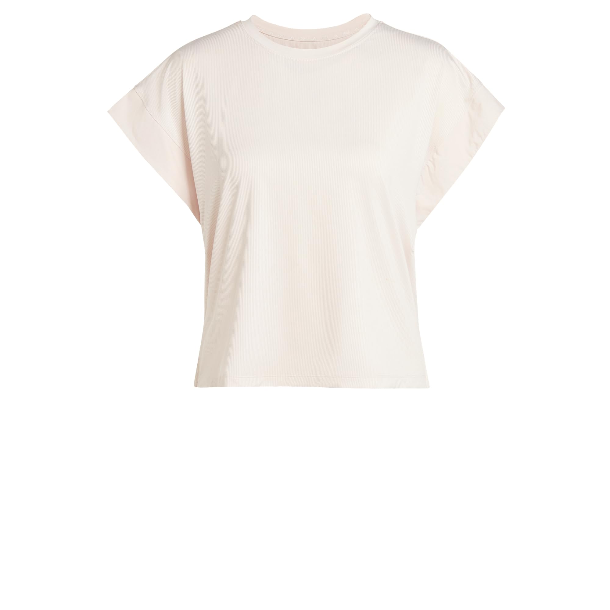 adidas Women's Studio Tee, Putty Mauve/Grey Two, XS