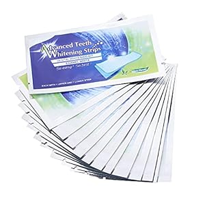 Tandenbleekset – 14-delige Tandenbleekstrips, Koffierookvlekken Verwijderen, Ademverfrisser, Geen Peroxide, Fluoridevrij…