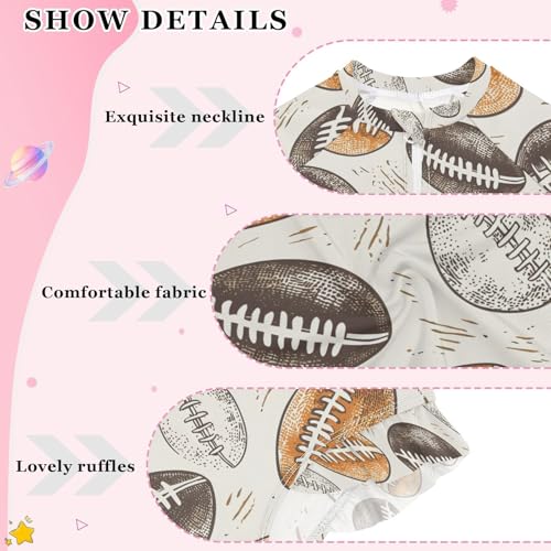 ALAZA Retro Rugby Black White Girls One Piece Swimsuit Long Sleeve Rash Guard Swimsuits UV 50+ Swimwear Zipper4