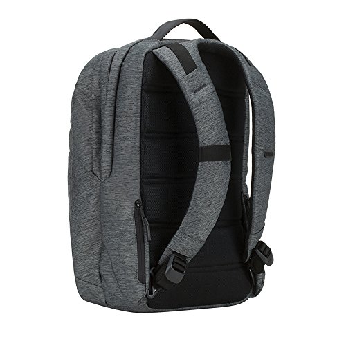 Image of Incase City Backpack - 24L Main Storage Compartment with 16 inch Faux Fur Laptop Pocket, Front Organizational Pocket, Quick Access Pocket, Everyday Tech Backpack - Gunmetal Grey