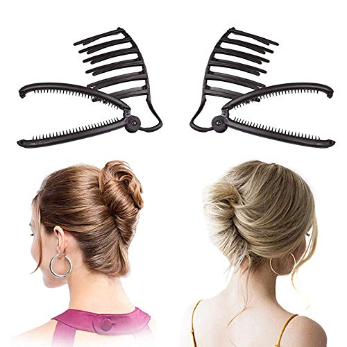 Deysen Modern Spiral Stylish Hair Clip, 2Pcs Hairpin for French
