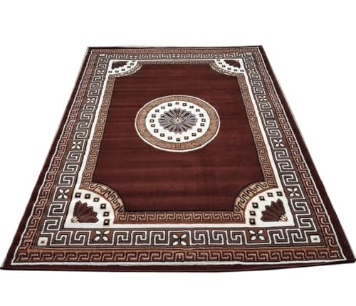Image of Compact Multi-Color Floral Area Rug 4x5 Feet | Small Bedroom Entrance Carpet