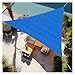 Sonnensegel Wasserdicht Sonnensegel 26'x26'x26' Dreieckiges, Sonnenschutz for Terrasse, UV-Block, atmungsaktiv, for Garten- und Hofaktivitäten, Blau