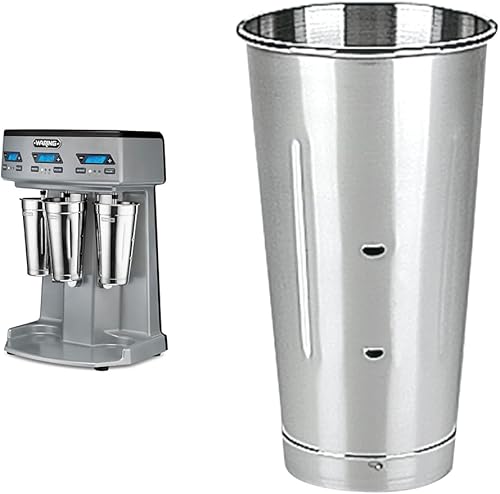 Miniatura 11 de Waring WDM240TX - Mezclador de bebidas comercial de doble husillo resistente, cada husillo tiene un motor independiente de 1 hp, con temporizador