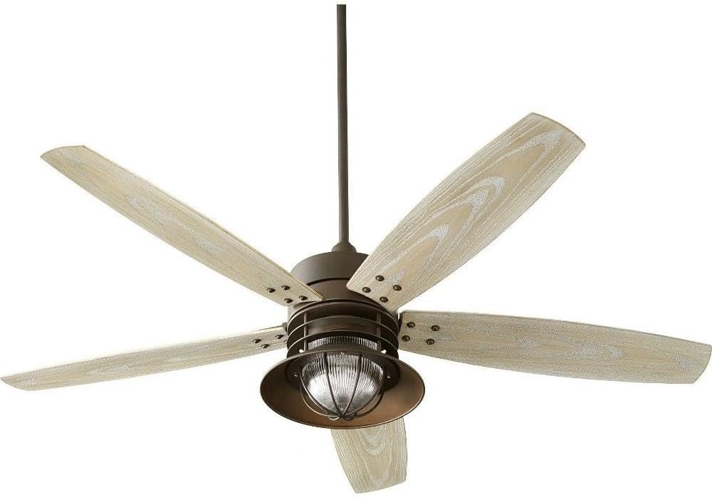 Quorum 14605-86 Restoration 60``Patio Fan from Portico Collection in Bronze/Dark Finish,