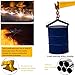 HQHAOTWU Forklift Jib Boom Crane 4400lbs Capacity Telescoping Mobile Crane Industrial 0-75 Degrees Tilting Lifting Hoist Truss Jib Boom with 2 Hooks Manual Telescopic 7-12ft for Warehouse & Factories
