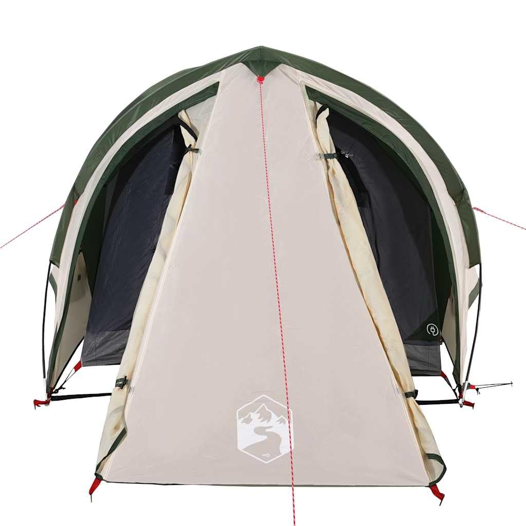 Kuppel-Campingzelt Personen Grün wasserdicht mit Moskitonetz, Belüftung, Bodenplane, leichtes Gestänge, tragbar, ideal für Outdoor, Trekking, Wandern, Festival, Rucksack