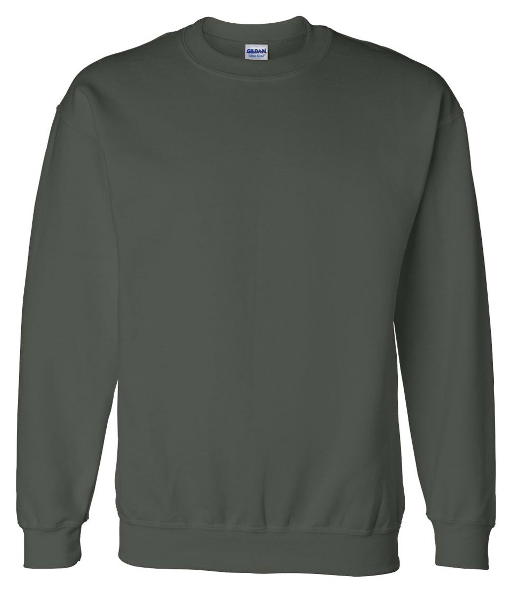 GILDAN Heavy Blend Unisex Adult Crewneck Sweatshirt (XL) (Forest Green)