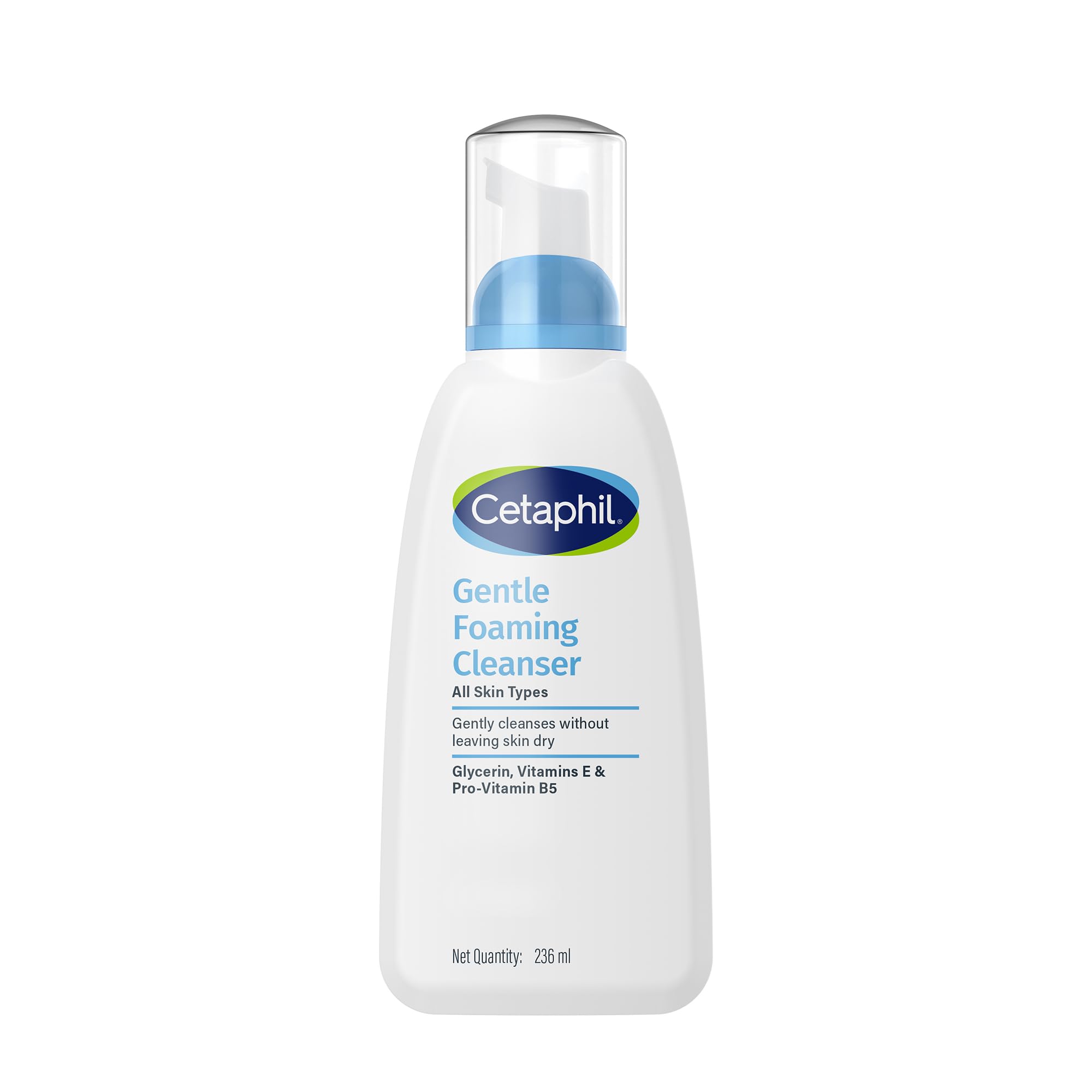 Cetaphil Gentle Foaming Cleanser 236ml Dermatologist Tested