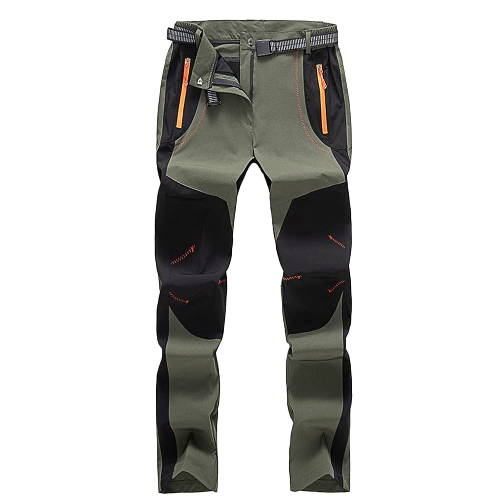Pantalon Randonnee Homme/Femme Pantalon de Montagne Imperméable Ete/Pantalon d'hiver Chaud Outdoor Trekking Pantalon de Randonnée Softshell Escalade