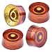 MENSANL 4PCS Speed Control Knobs Compatible with LP SG ES335 Electric Guitar Parts Replacement Amber