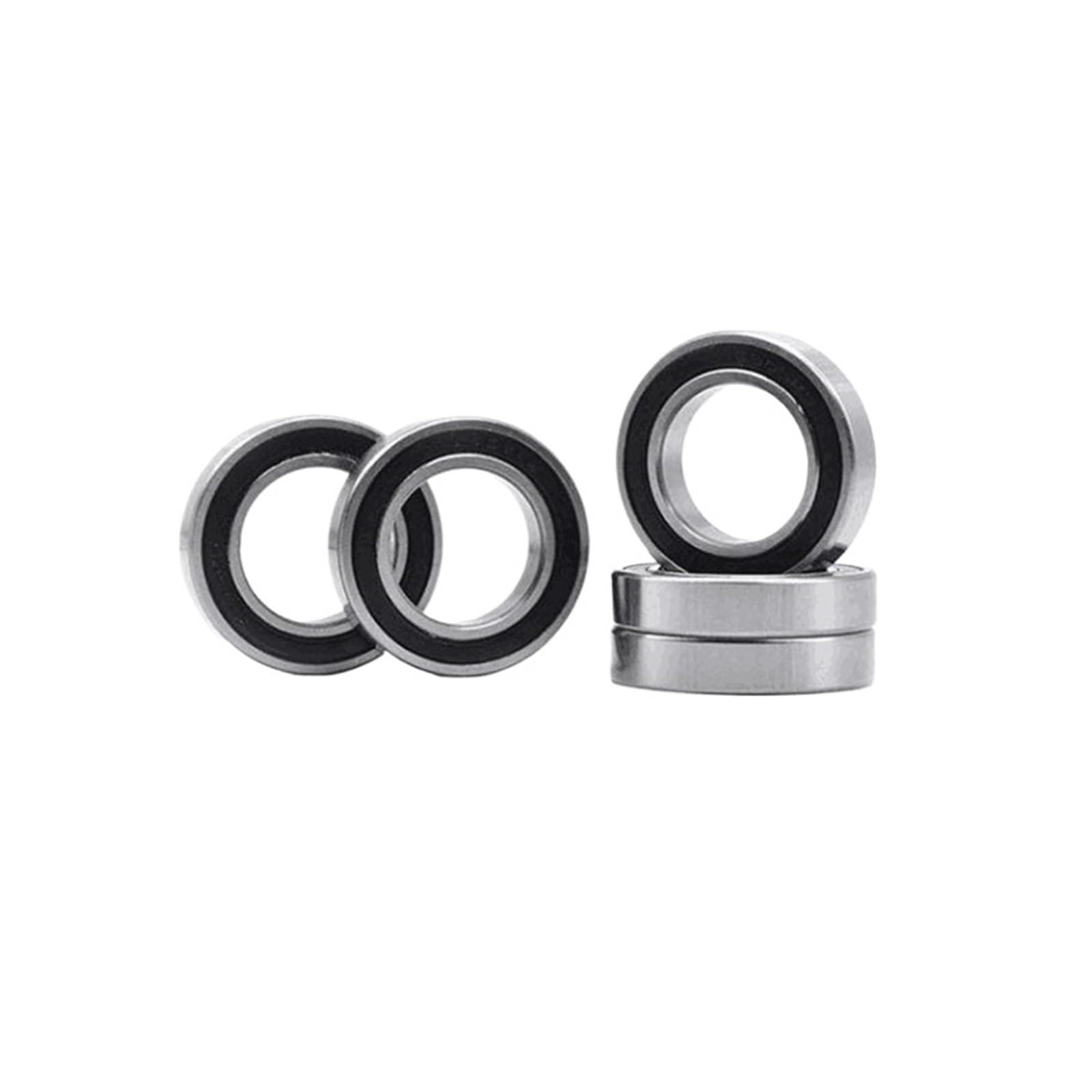 NOBIRTBSA 1 PCS 6211RS Bearing ABEC-3 55x100x21 mm deep Groove 6211-2RS Ball Bearing 6211RZ 180211 RZ RS 6211 2RS EMQ Quality