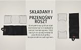 Składany grill na ognisko, na piknik, kemping, przenośny grill kempingowy, ze stali nierdzewnej, ruszt na węgiel drzewny, ruszt do gotowania, z torbą do przenoszenia, 44 x 16 cm