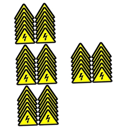Étiquette éclair de sécurité haute visibilité NUOBESTY pour boîte électrique