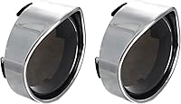 Vista 6 de NTHREEAUTO - Cubierta de lente de señal de giro de bala ahumada de 2 pulgadas con biseles de viseras negras, compatible con Harley Sportster Dyna