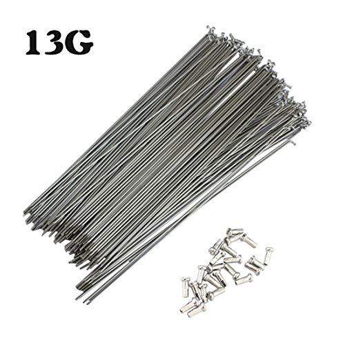 FREAHAP R Bicycle Spokes Rustproof Steel Mountain Bike Spokes with Nipples 200mm