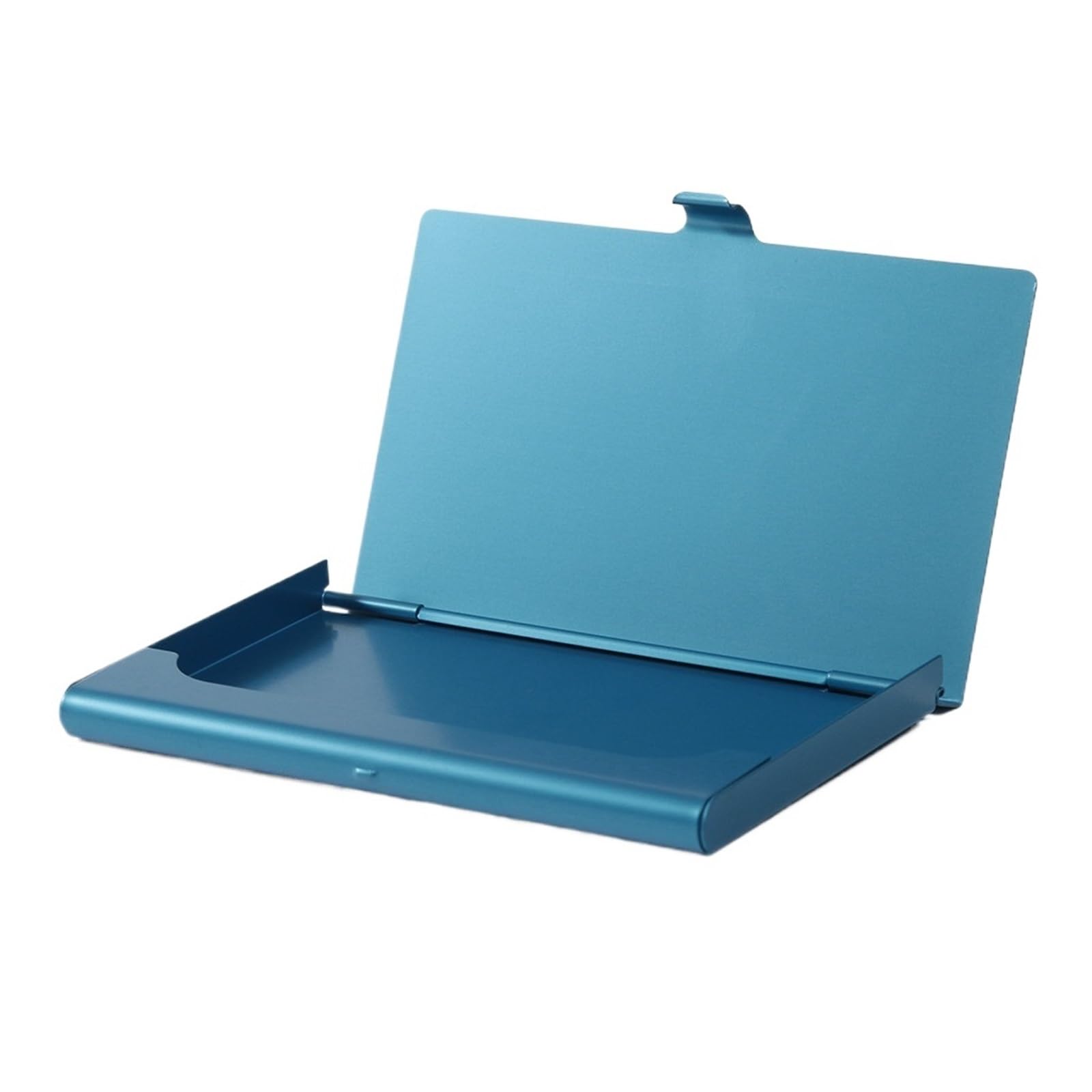 Porta Biglietti Da Visita 3 pezzi Porta biglietti da visita in lega di alluminio in metallo carte credito Colore portafoglio(Blue)