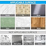 2Pcs Suction Hooks,Vacuum Suction Cup Hooks Stainless Steel Towel Holder,No Drill Waterproof Sucker Hook Heavy Duty for Bathroom Kitchen Shower Hanging Towel Hooks,Removable and Reusable (sliver) - Image 5