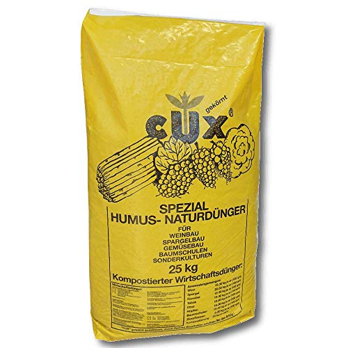 Preisvergleich Produktbild Cuxin Humuskorn geböselt 25 kg Gartendünger Naturdünger Universaldünger Gemüse