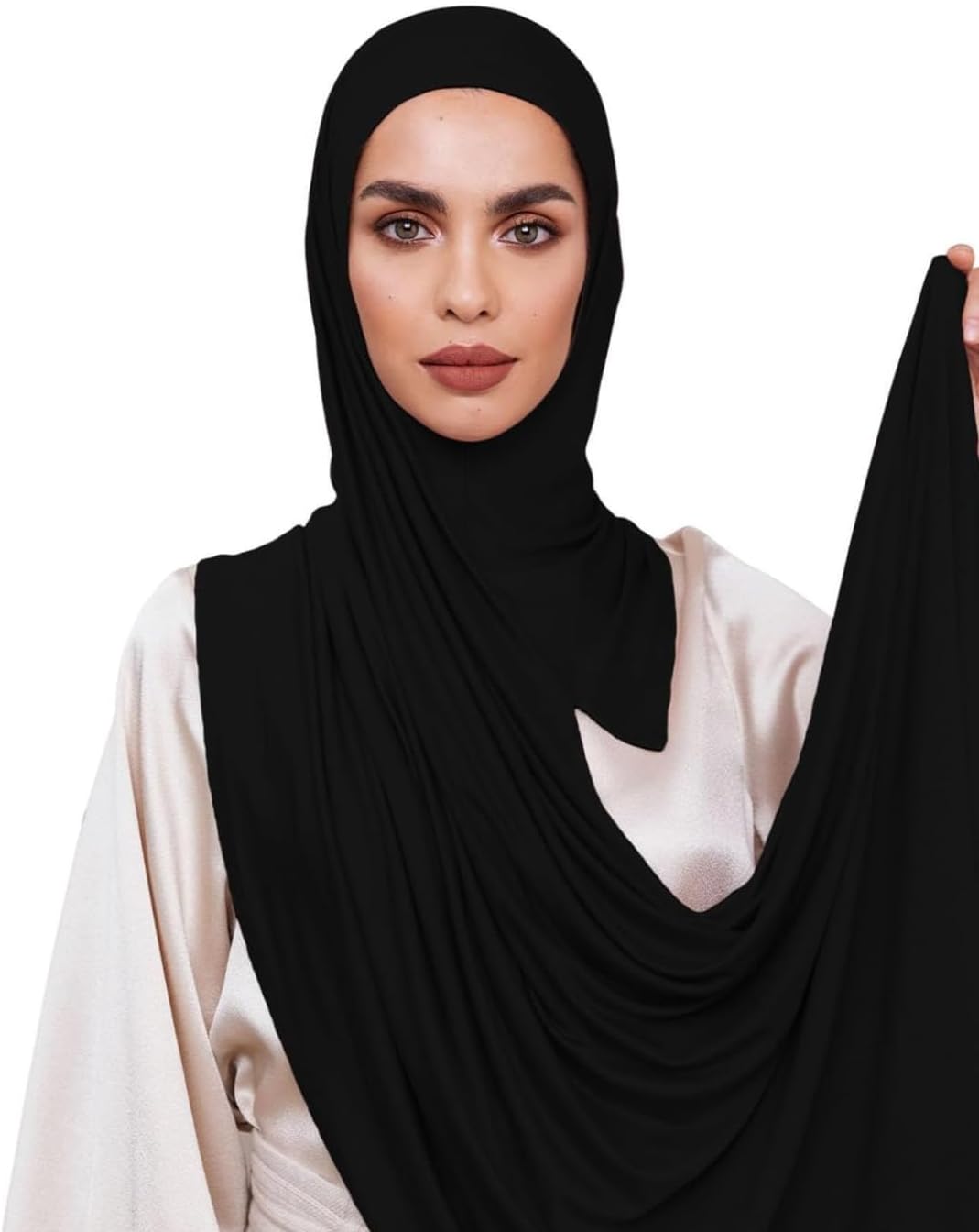 Slip-on Instant Premium Jersey Hijab Head Scarf Wrap for Muslim Women Made in Turkey