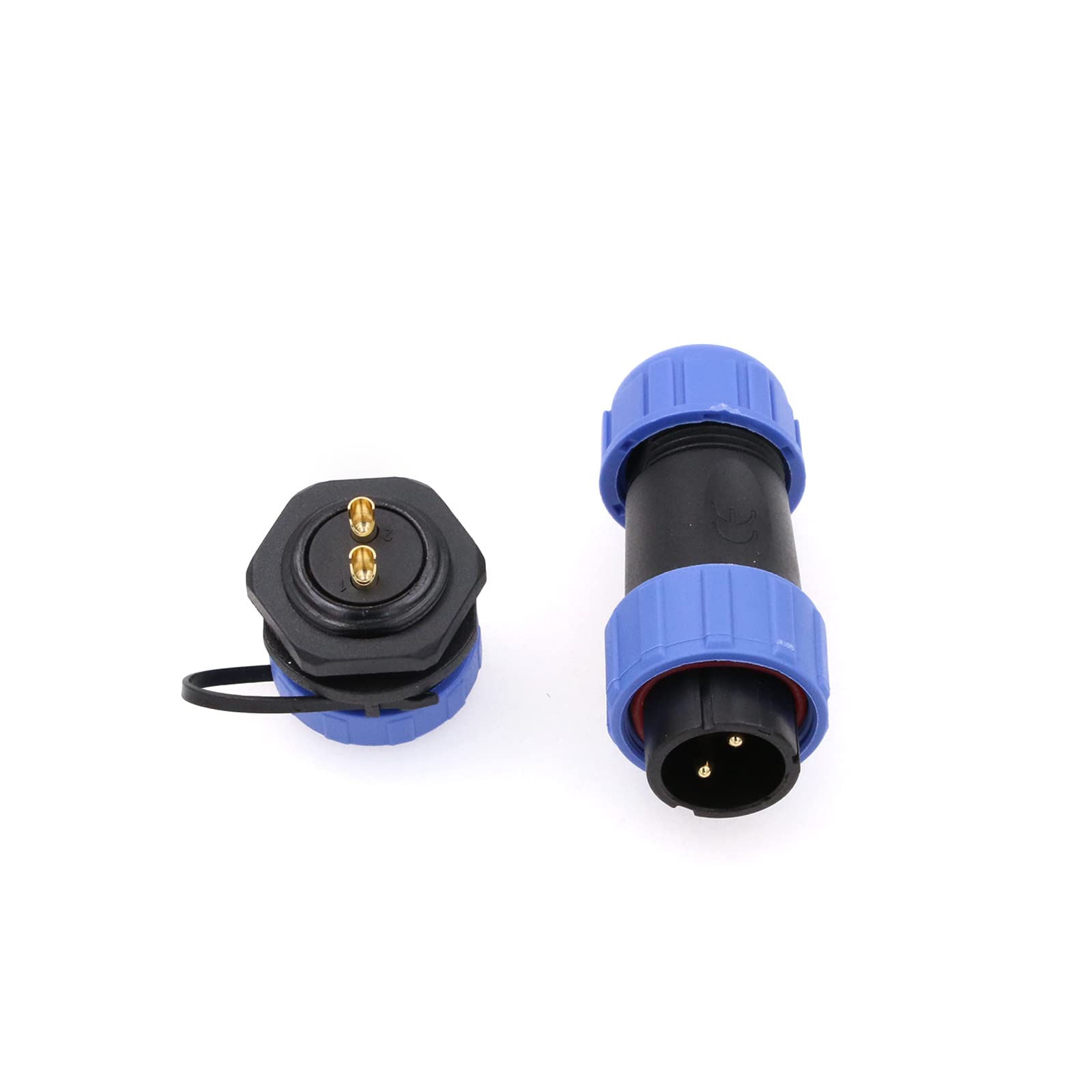 ZBLZGP HE21 2 Pin Connector 30A 8-12mm Cable IP68 Waterproof Connector Plug Male Socket Female Aviation Circular Industrial LED Lighting - Image 4