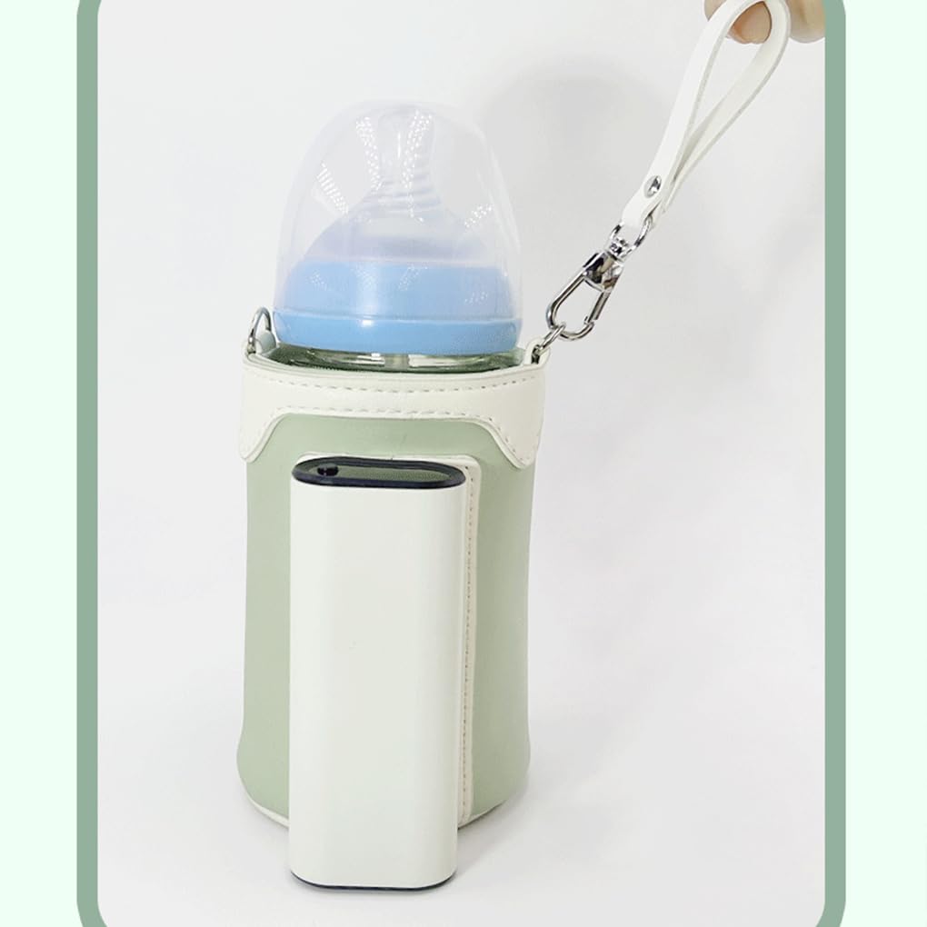 Scaldabiberon in viaggio Rimani portatile e ovunque Scaldalatte portatile per bambini Scaldabiberon, marrone