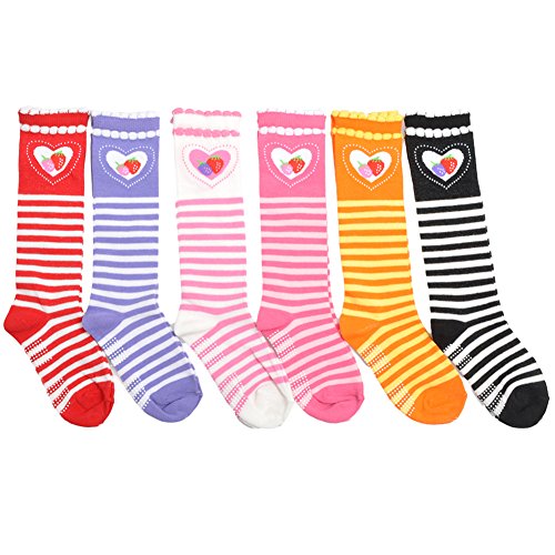 Image of Angelina Novelty Assorted KNEE HIGH Women's Kids Girls Socks