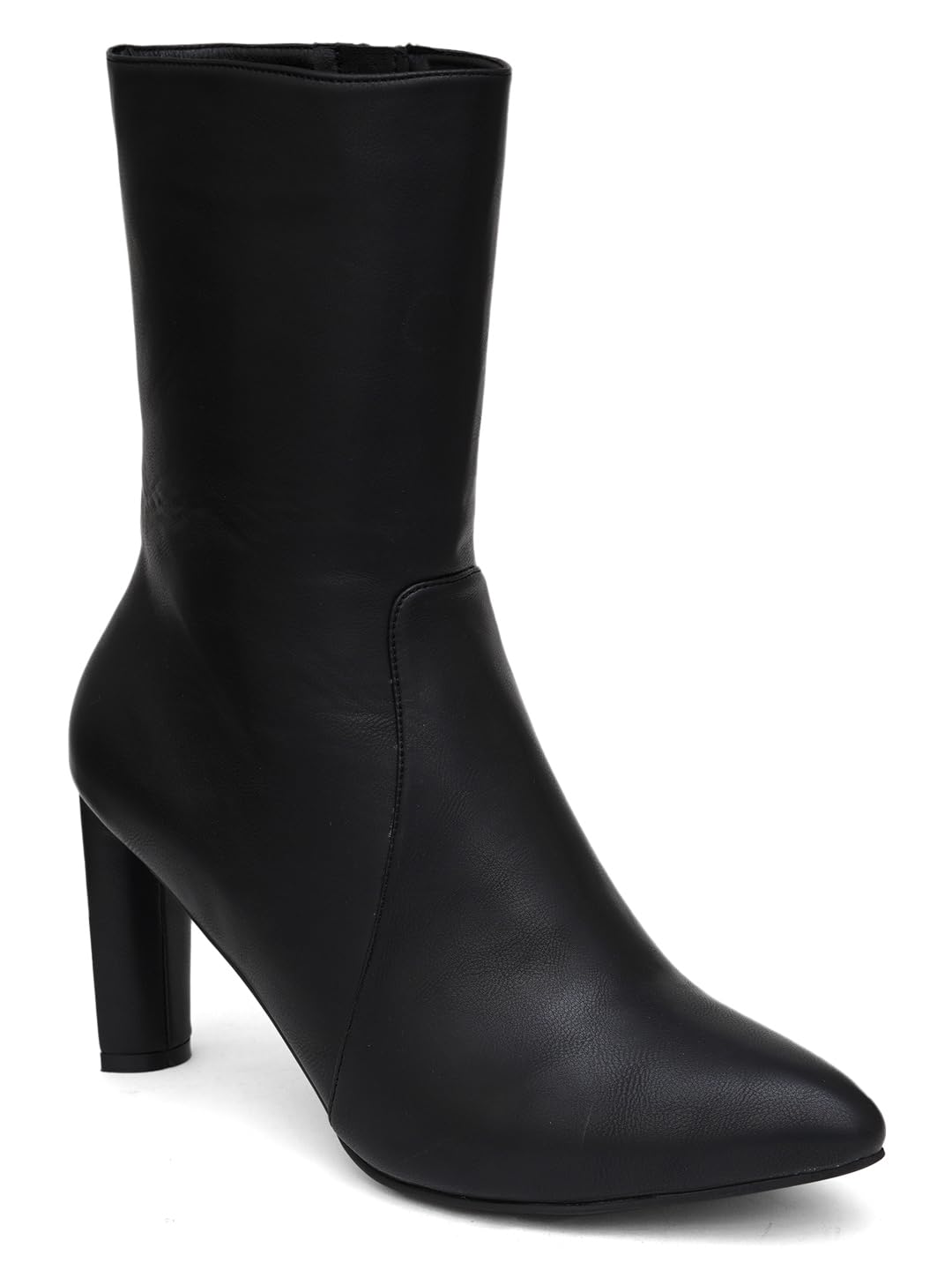 SHERRIF Womens Black Color Block Heels Boots (SF-4496-BLACK-39) (B0CS9K6P5Q) Amazon Price History, Amazon Price Tracker
