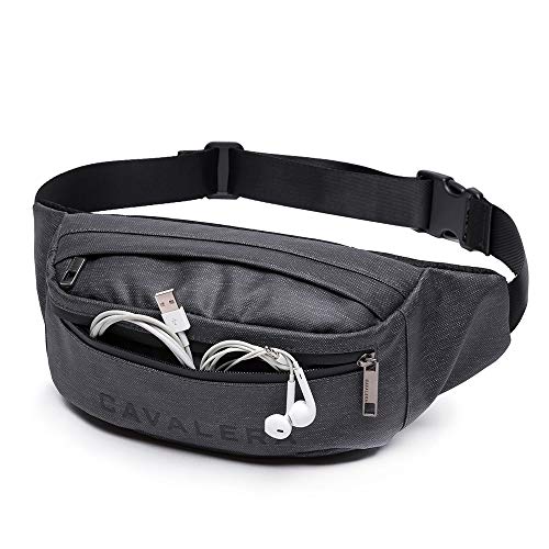 Pochete Cavalera Moda Original Reforçada Cinza 4L