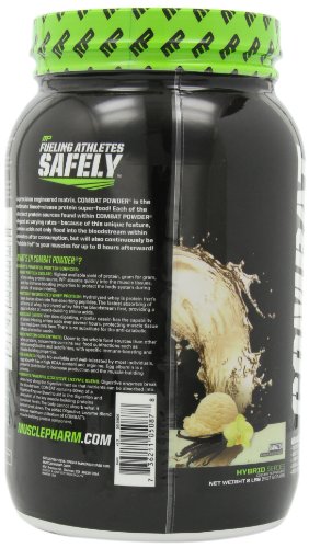 MusclePharm Combat Protein Powder, 5 Protein Blend, Vanilla, 2 Pounds, 27 Servings - Thumbnail 7