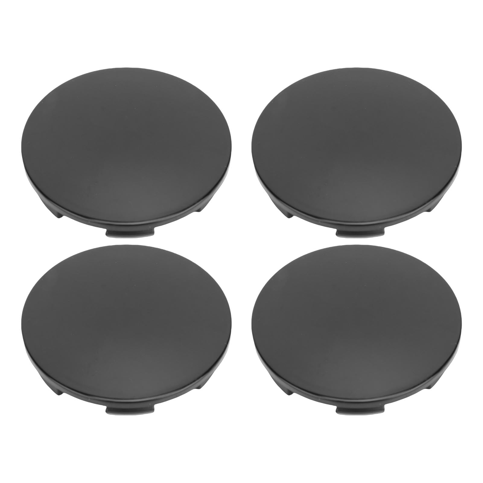 Universal Eye Catching Wheel Center Caps for Car Rim Hub, Easy Replacement Accessories, OD 68mm Wheel Hub Covers for Sedan SUV Sports Car (Black)