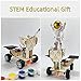 DEUXPER Science Solar Mars Rover Model DIY Kit, Eco-Engineering Project Building Toys, Stem Educational Gift, DP-XBS099