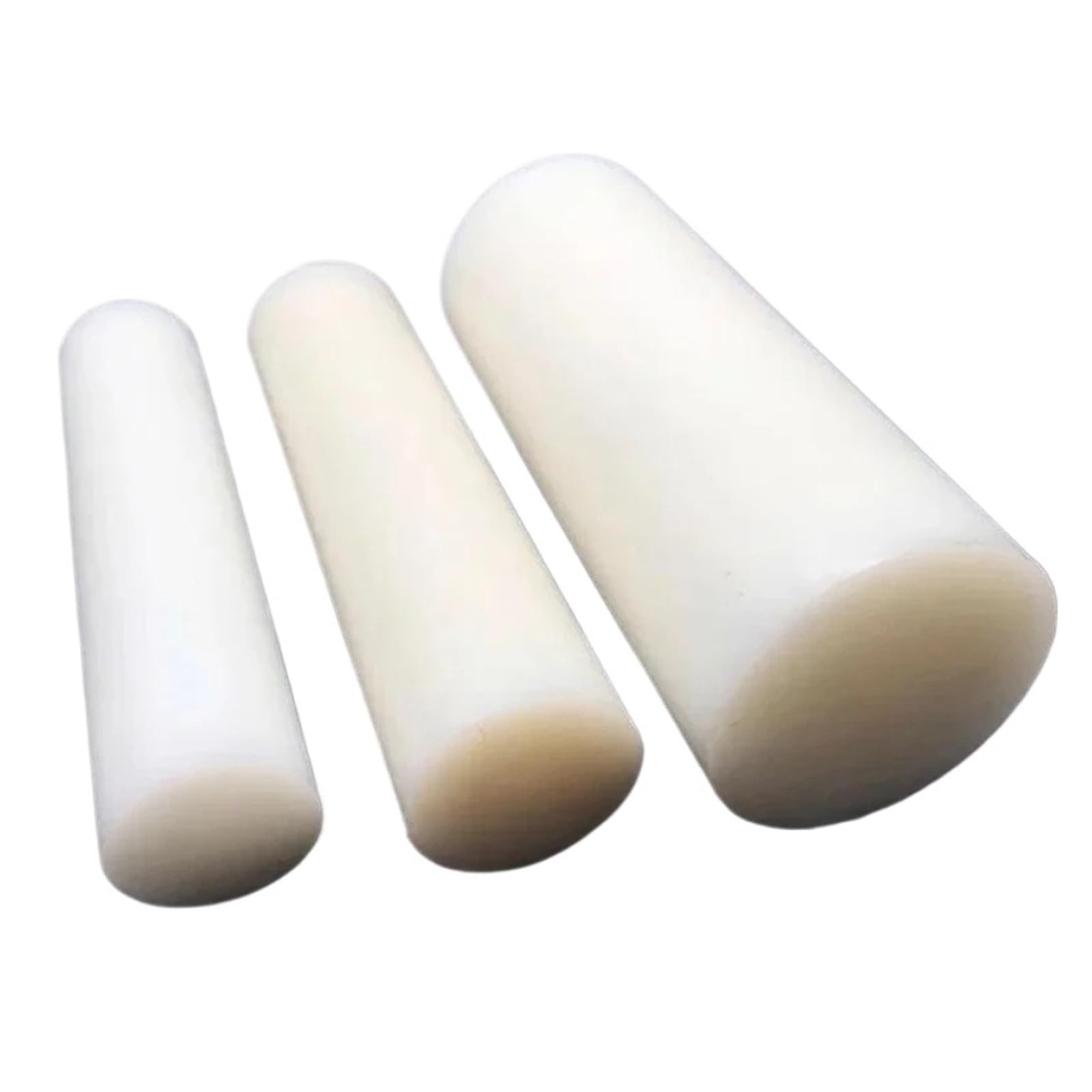 Biały nylonowy pręt okrągły o średnicy od 3 mm do 110 mm Części mechaniczne(Length 500mm,30mm 5pcs)