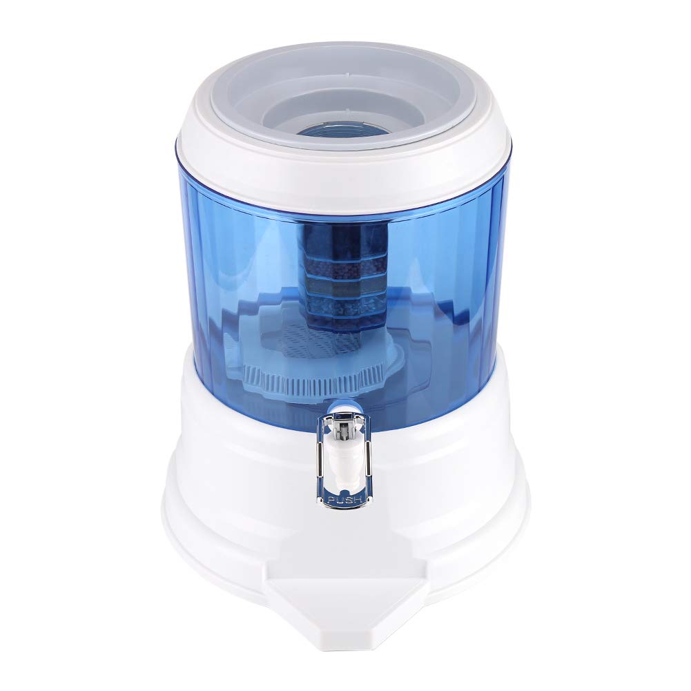 Distributeur Purificateur D'Eau 16L Sans Électricité - Filtration 8 Étages Pour Maison