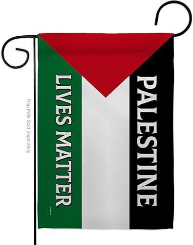 Palestine Lives Matter - Bandera de apoyo con tapiz de jardín palestinos, póster para colgar en la pared, cementerio, tumba, patio, decoración judía