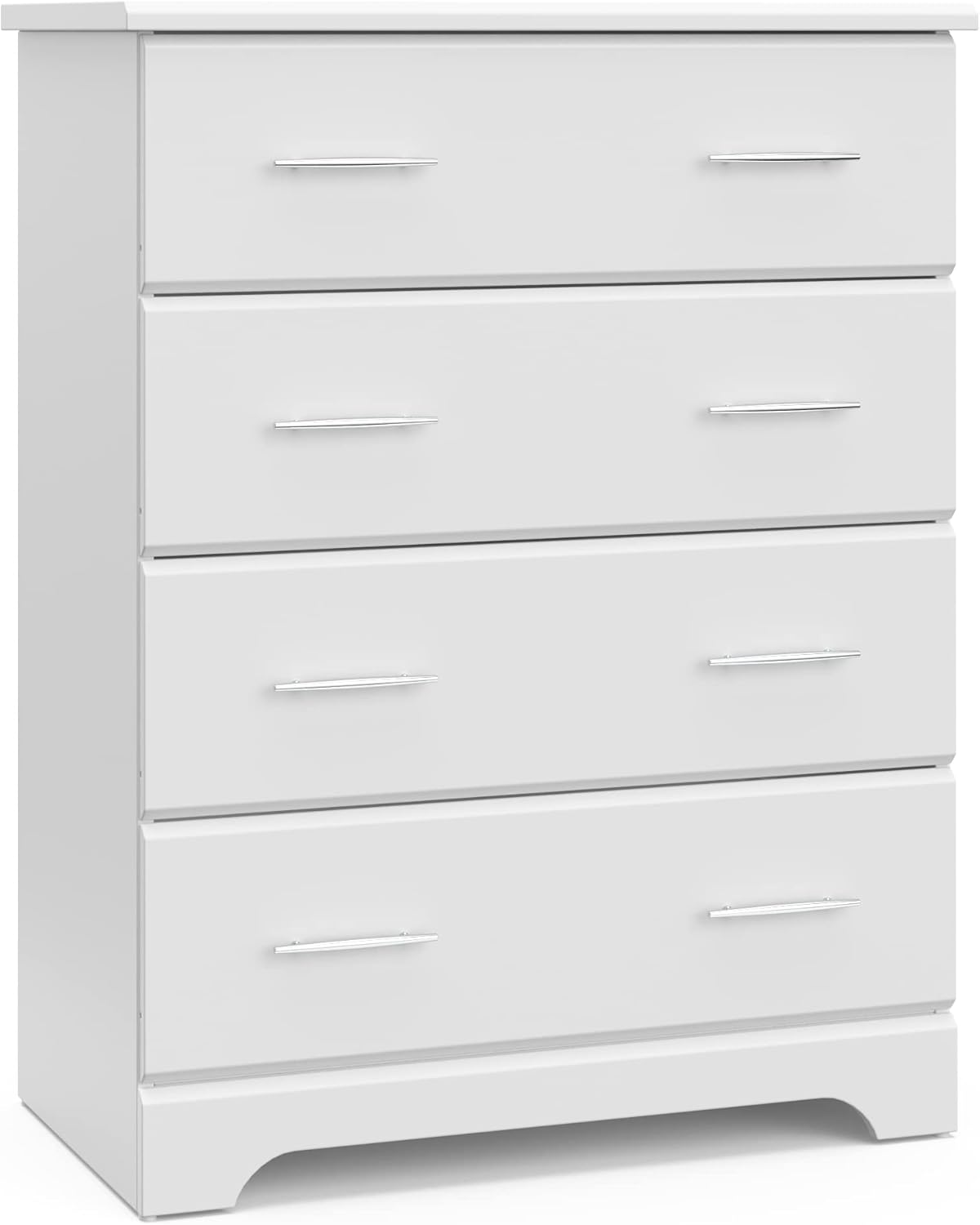 Storkcraft Brookside 4 Drawer Dresser (White) GREENGUARD