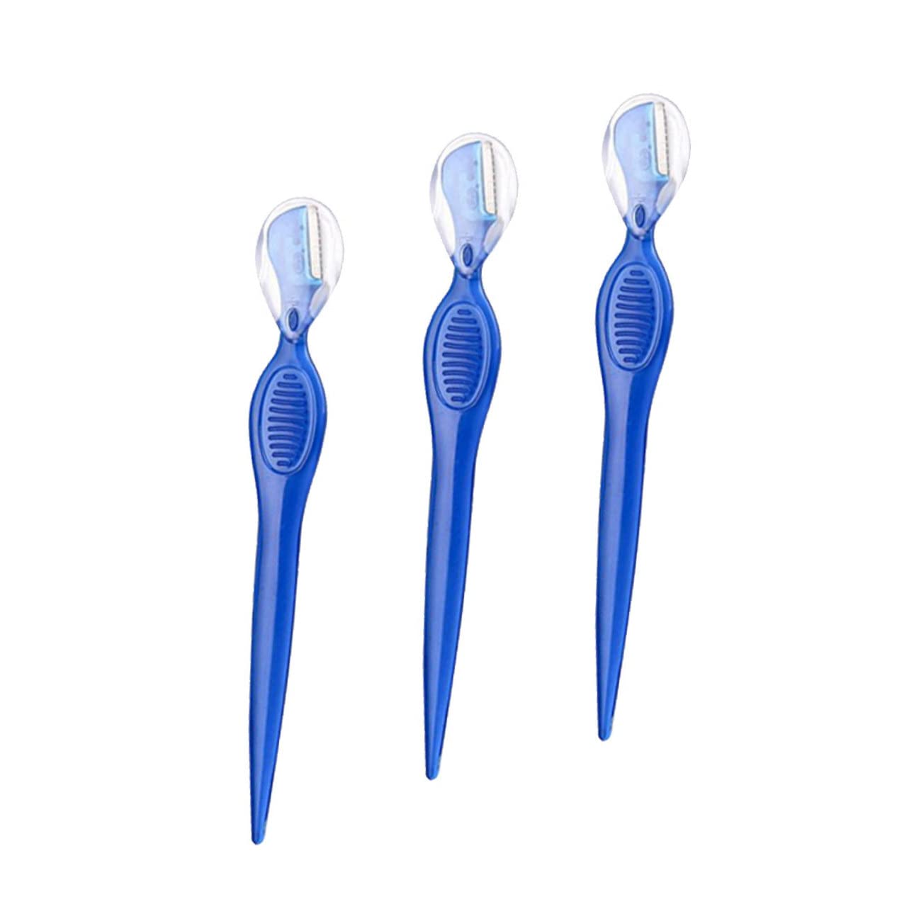 OSOLADY 9pcs Men Women Eyebrow Trimmers Brow Charm Eyebrow Lightweight Non-Slip Grip Portable Makeup Tools