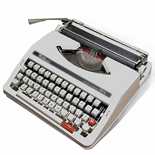 GLJDMBD Máquina de Escribir Vintage para el Flujo nostálgico, máquina de Escribir Manual a la Antigua Retro máquina de Escribir portátil Tradicional
