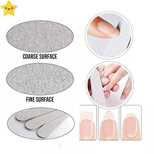Multicolour Nail Art Shiner Buffer Block Orange Buffing Sanding File and 1 Nail Filer (Set of 2) 1