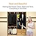 Closet Clothes Hanger Rail,Pull-Out Closet Rod 30-60cm,Wardrobe Clothing Rail,Closet Organizer Rack for Pants and Coat (350MM/13.7INCH)