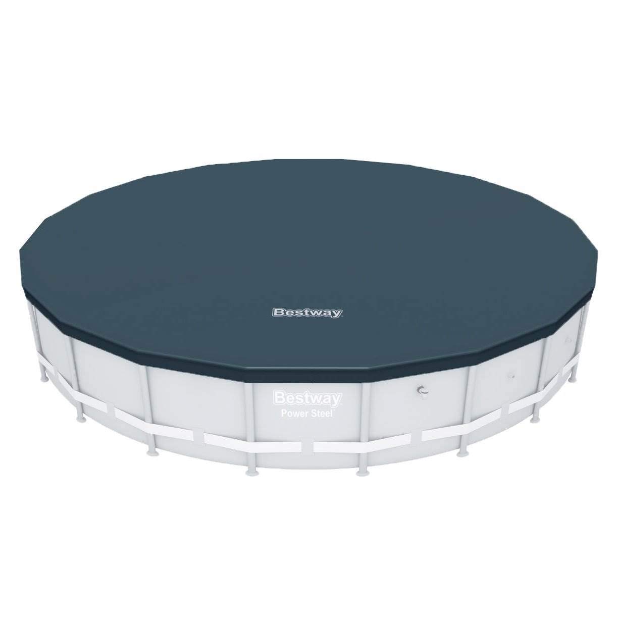 Buy Bestway 58356E Round 20-Foot Debris Pool Cover for Above Ground Pro